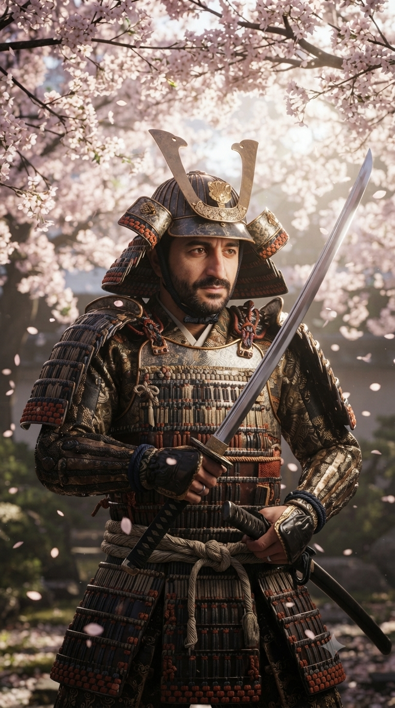 Verwandle dein Foto in einen Samurai