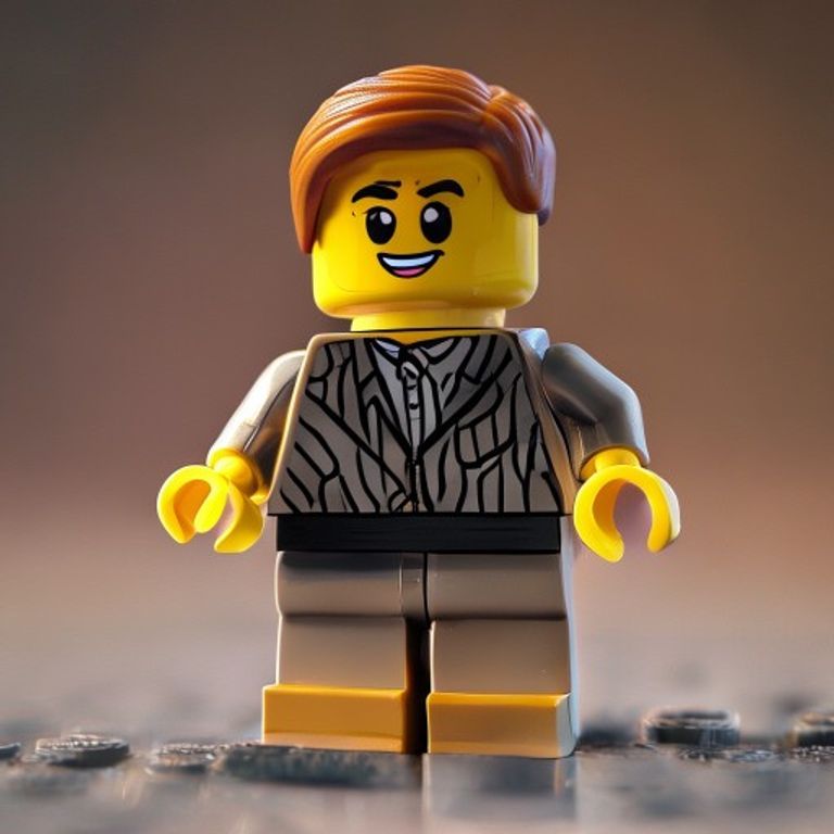 Verwandle dein Foto in einen Charakter im LEGO-Stil