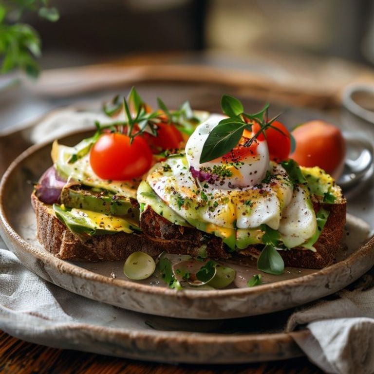 Gourmet-Food-Foto: Avocado-Toast