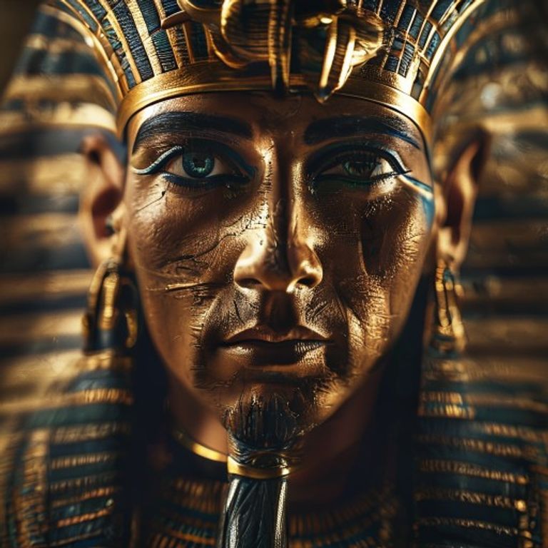 Verwandle dein Foto in einen antiken ägyptischen Pharao